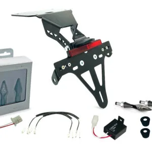 Kennzeichenhalter-Blinker-Kit X-LED (vorne + hinten) für Yamaha YZF-R3 / MT03 Modelljahr 2016-2019