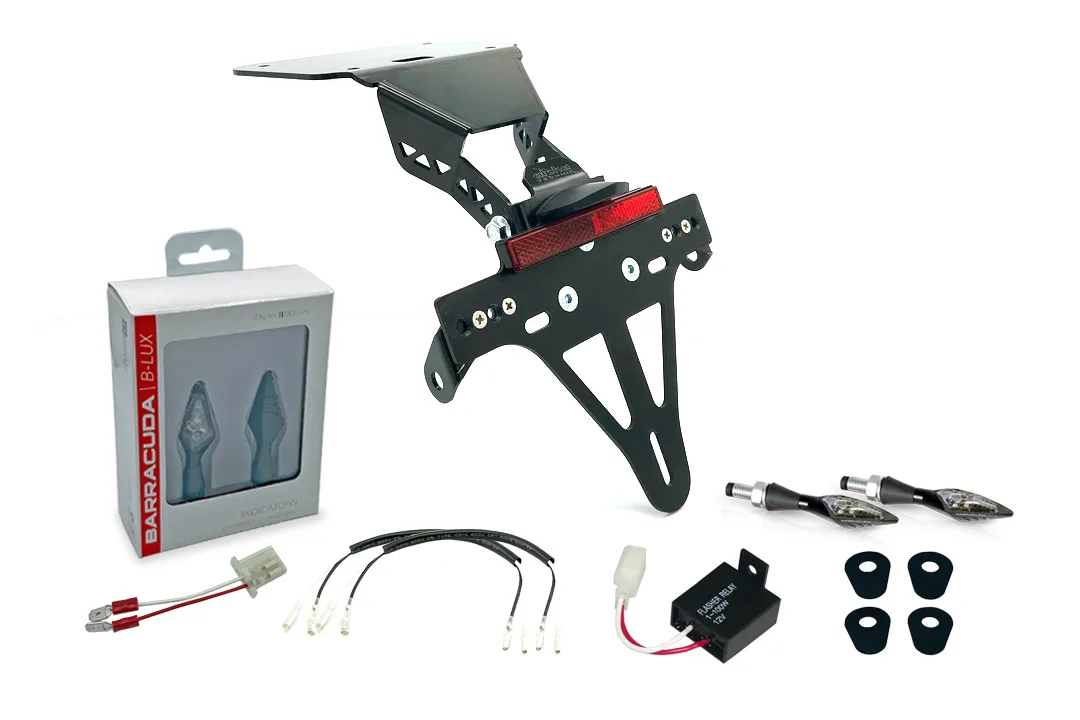 Kennzeichenhalter-Blinker-Kit X-LED (vorne + hinten) für Yamaha YZF-R3 / MT03 Modelljahr 2016-2019