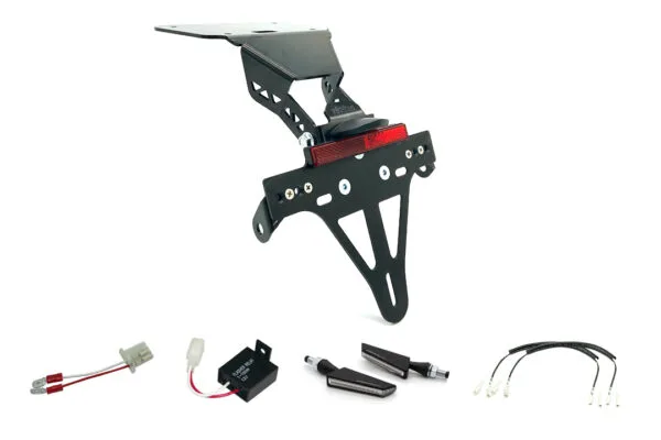 Kennzeichenhalter-Blinker-Kit SQ-LED für Kawasaki Z900 Typ: ZR900F und ZR900H ab Modelljahr 2020 (Hinten)