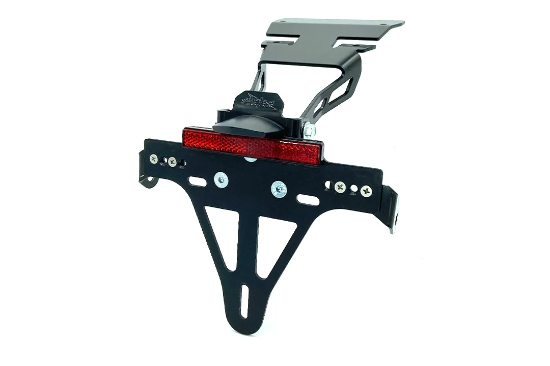 Kennzeichenhalter Edelstahl schwarz für Honda NC750X ab 2021