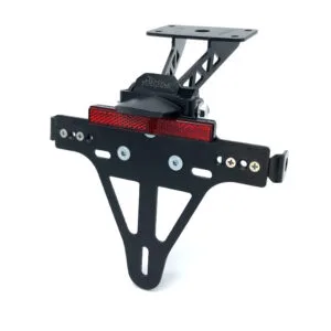 Kennzeichenhalter Edelstahl schwarz für Yamaha MT-07 und MT-07 Moto Cage 2014-2020