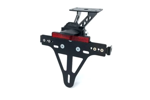Kennzeichenhalter Edelstahl schwarz für Yamaha MT-07 und MT-07 Moto Cage 2014-2020 ab Bj. 2014 - 2016