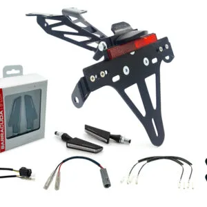 Kennzeichenhalter-Blinker-Kit SQ-LED (vorne + hinten) für Yamaha Tracer 700 ab Modelljahr 2020