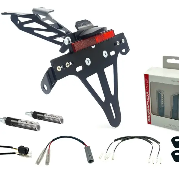 Kennzeichenhalter-Blinker-Kit IDEA (vorne + hinten) für Yamaha Tracer 700 ab Modelljahr 2020