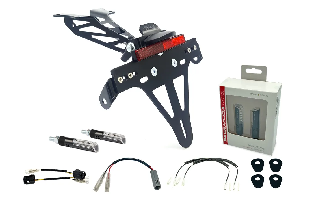Kennzeichenhalter-Blinker-Kit IDEA (vorne + hinten) für Yamaha Tracer 700 ab Modelljahr 2020