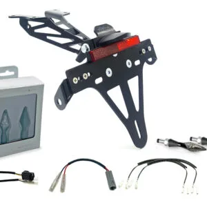 Kennzeichenhalter-Blinker-Kit X-LED (vorne + hinten) für Yamaha Tracer 700; ab Modelljahr 2020