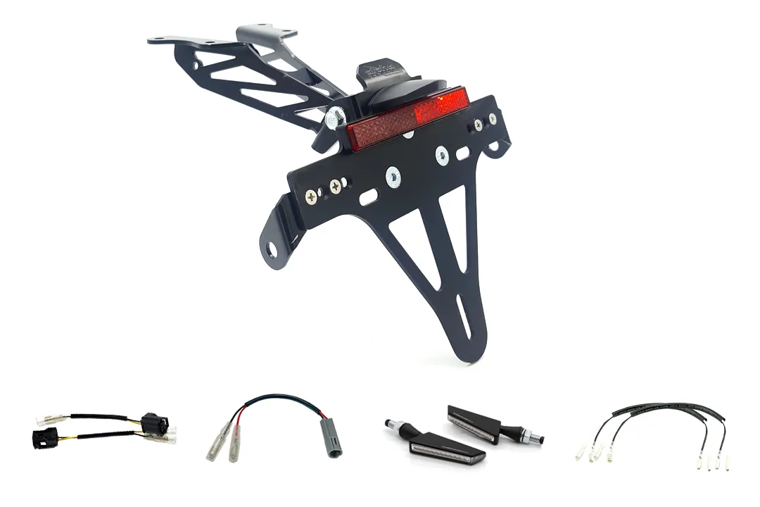 Kennzeichenhalter-Blinker-Kit SQ-LED für Yamaha Tracer 700 ab Modelljahr 2020 (Hinten)