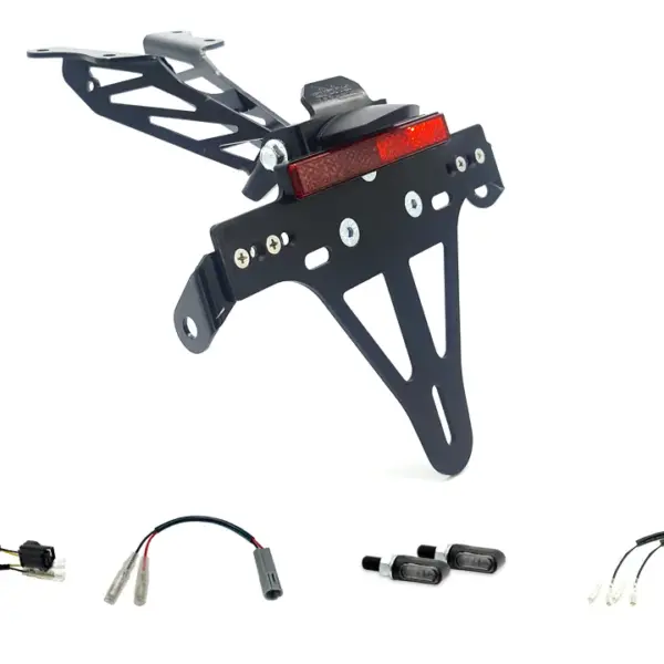 Kennzeichenhalter-Blinker-Kit M-LED für Yamaha Tracer 700 ab Modelljahr 2020 (Hinten)