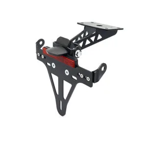 Kennzeichenhalter Edelstahl schwarz für Yamaha MT-07 / MT-07 Pure ab 2021