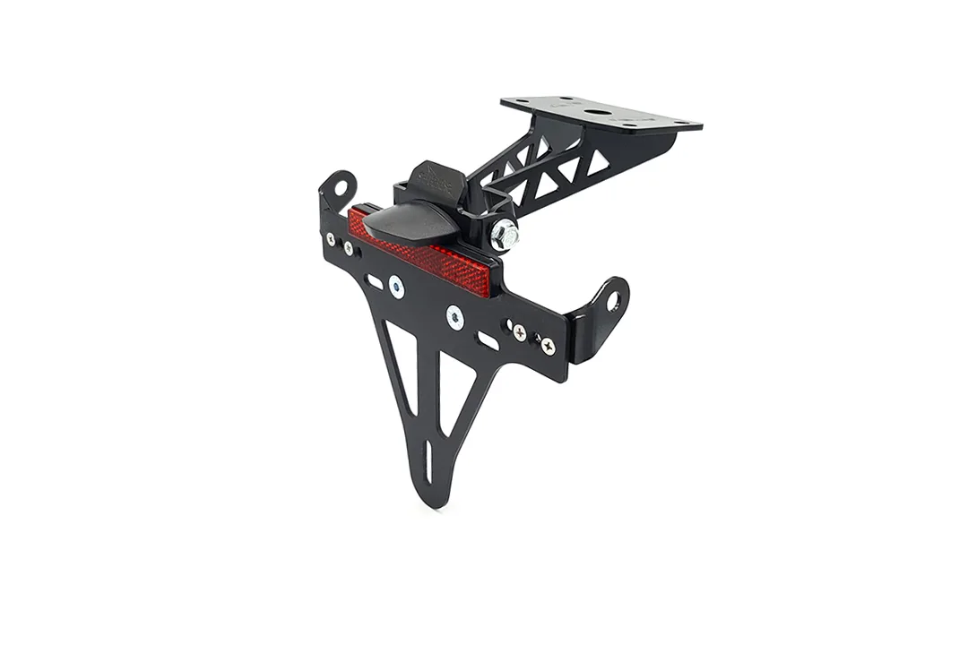 Kennzeichenhalter Edelstahl schwarz für Yamaha MT-07 / MT-07 Pure ab 2021