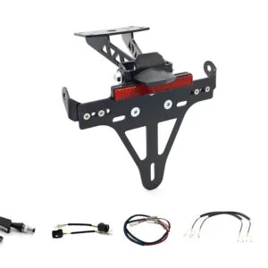 Kennzeichenhalter-Blinker-Kit SQ-LED für Yamaha MT-07 RM33 / RM34 ab Modelljahr 2021 (Hinten)