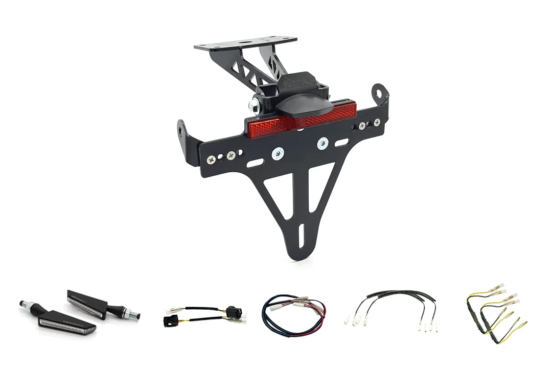 Kennzeichenhalter-Blinker-Kit SQ-LED für Yamaha MT-07 RM33 / RM34 ab Modelljahr 2021 (Hinten)