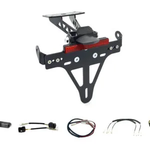 Kennzeichenhalter-Blinker-Kit M-LED für Yamaha MT-07 RM33 / RM34 ab Modelljahr 2021- (Hinten)