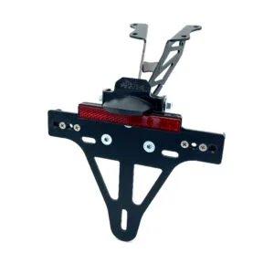 Kennzeichenhalter Edelstahl schwarz für Yamaha MT09 / Tracer 900 Modelljahr 2015-2020