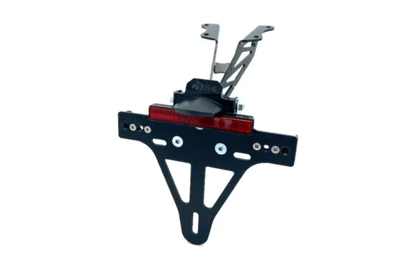 Kennzeichenhalter Edelstahl schwarz für Yamaha MT09 / Tracer 900 Modelljahr 2015-2020