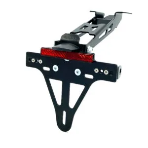 Kennzeichenhalter Edelstahl schwarz für Yamaha XSR 900 / XSR 900 GP ab 2022