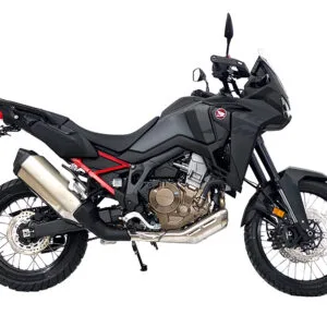 Kennzeichenhalter Edelstahl schwarz für Honda CRF1100L Africa Twin ab 2020