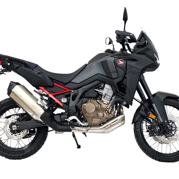 Kennzeichenhalter Edelstahl schwarz für Honda CRF1100L Africa Twin ab 2020 ab Bj. 2020 -