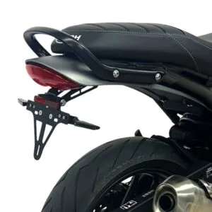 Kennzeichenhalter Edelstahl schwarz für Triumph Speed 400, Scambler 400 X ab 2024