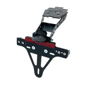 Kennzeichenhalter Edelstahl schwarz für Suzuki GSX-S1000, GSX-S950 ab 2021
