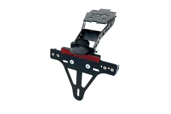 Kennzeichenhalter Edelstahl schwarz für Suzuki GSX-S1000, GSX-S950 ab 2021 ab Bj. 2021 -