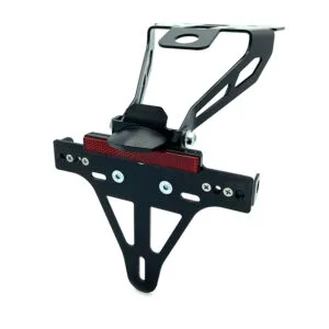 Kennzeichenhalter Edelstahl schwarz für Suzuki GSX-S1000GT, GSX-S1000GX ab 2021