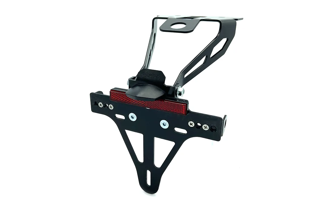 Kennzeichenhalter Edelstahl schwarz für Suzuki GSX-S1000GT, GSX-S1000GX ab 2021 ab Bj. 2021 -