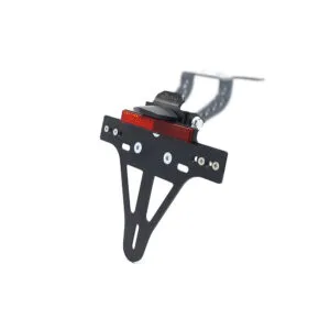 Kennzeichenhalter Edelstahl schwarz für Suzuki GSXR1000 ab 2007
