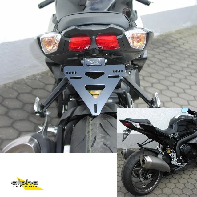Kennzeichenhalter für Suzuki GSXR1000; Typ WVCY; Modelljahr 2009-2016