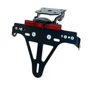 Kennzeichenhalter Edelstahl schwarz für Kawasaki Z800 ab 2013