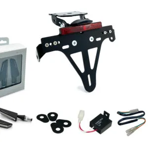 Kennzeichenhalter-Blinker-Kit BSQN für Kawasaki Z1000SX ab Modelljahr 2011 bzw. Ninja 1000SX ab Modelljahr 2020 (Hinten)