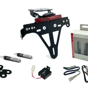 Kennzeichenhalter-Blinker-Kit IDEA (vorne + hinten) für Kawasaki Z800 ab Modelljahr 2013