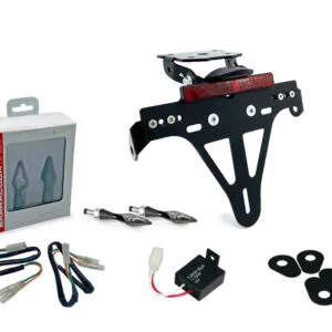Kennzeichenhalter-Blinker-Kit X-LED (vorne + hinten) für Kawasaki Z800 ab Modelljahr 2013