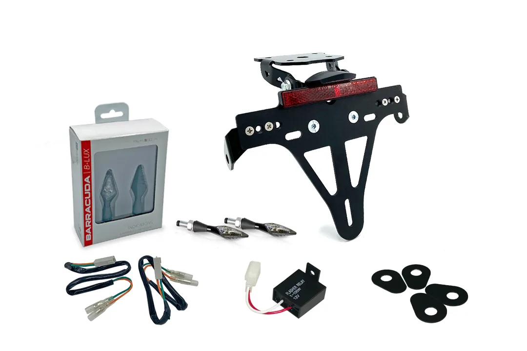 Kennzeichenhalter-Blinker-Kit X-LED (vorne + hinten) für Kawasaki Z800 ab Modelljahr 2013