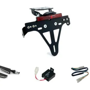 Kennzeichenhalter-Blinker-Kit BSQN für Kawasaki Z800 ab Modelljahr 2013 (Hinten)