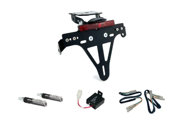 Kennzeichenhalter-Blinker-Kit IDEA für Kawasaki Z800 ab Modelljahr 2013 (Hinten)