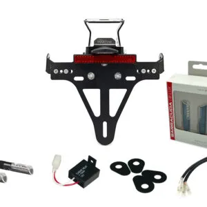 Kennzeichenhalter-Blinker-Kit IDEA (vorne + hinten) für Kawasaki Z900RS ab Modelljahr 2018 Typ ZR900C u. ab Modelljahr 2021 Typ ZR900K