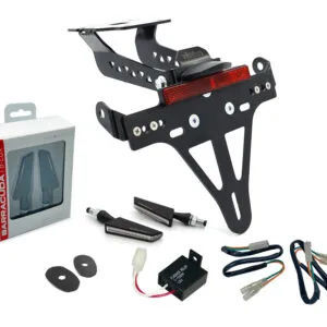 Kennzeichenhalter-Blinker-Kit SQ-LED (vorne + hinten) für Kawasaki Z900 Modelljahr 2017-2019