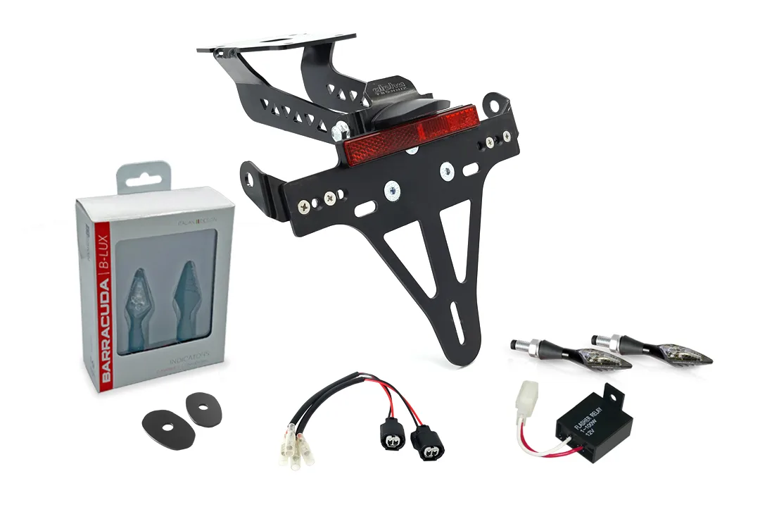 Kennzeichenhalter-Blinker-Kit X-LED (vorne + hinten) für Kawasaki Z900 ab Modelljahr 2020