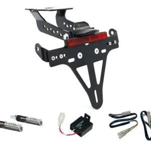 Kennzeichenhalter-Blinker-Kit IDEA für Kawasaki Z900 Modelljahr 2017-2019 (Hinten)