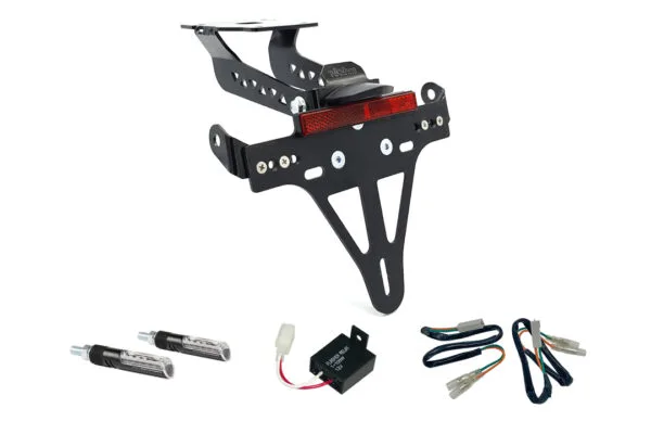 Kennzeichenhalter-Blinker-Kit IDEA für Kawasaki Z900 Modelljahr 2017-2019 (Hinten)
