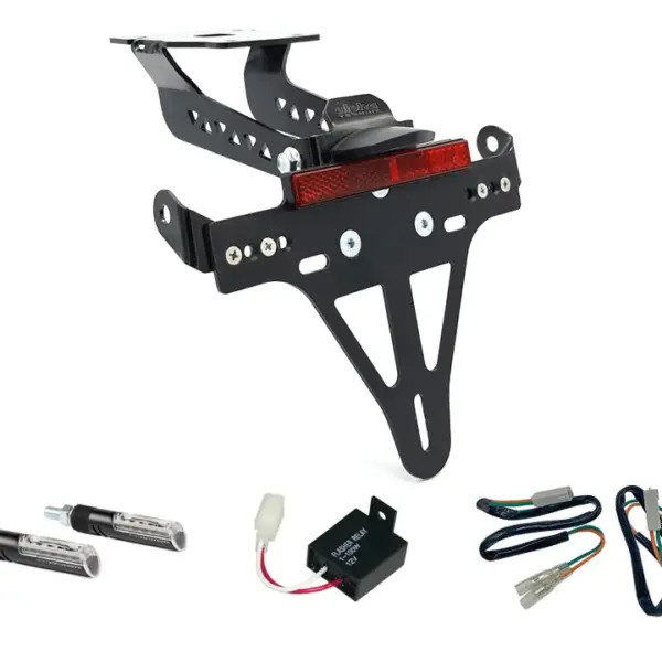Kennzeichenhalter-Blinker-Kit IDEA für Kawasaki Z900 Modelljahr 2017-2019 (Hinten)