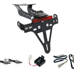 Kennzeichenhalter-Blinker-Kit XLED für Kawasaki Z900 Modelljahr 2017-2019 (Hinten)