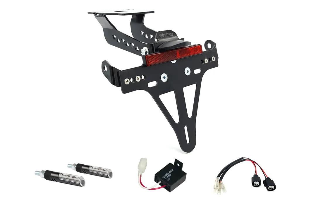 Kennzeichenhalter-Blinker-Kit IDEA für Kawasaki Z900 ab Modelljahr 2020- (Hinten)