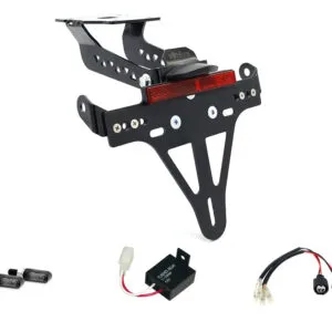 Kennzeichenhalter-Blinker-Kit M-LED für Kawasaki Z900 ab Modelljahr 2020- (Hinten)