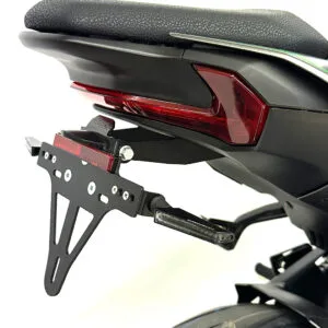 Kennzeichenhalter Edelstahl schwarz für Kawasaki Z900 / Z900SE, Modelljahr 2025