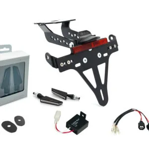 Kennzeichenhalter-Blinker-Kit SQ-LED (vorne + hinten) für Kawasaki Z H2 ab Modelljahr 2020
