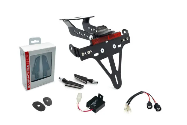 Kennzeichenhalter-Blinker-Kit SQ-LED (vorne + hinten) für Kawasaki Z H2 ab Modelljahr 2020