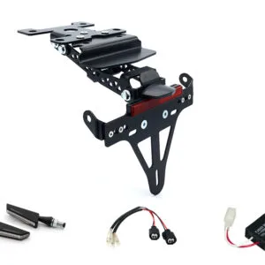 Kennzeichenhalter-Blinker-Kit SQ-LED für Kawasaki Z H2 ab Modelljahr 2020- (Hinten)