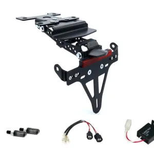 Kennzeichenhalter-Blinker-Kit M-LED für Kawasaki Z H2 ab Modelljahr 2020- (Hinten)